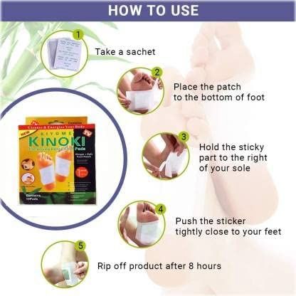 KIYOME KINOKI DETOX FOOT PADS
