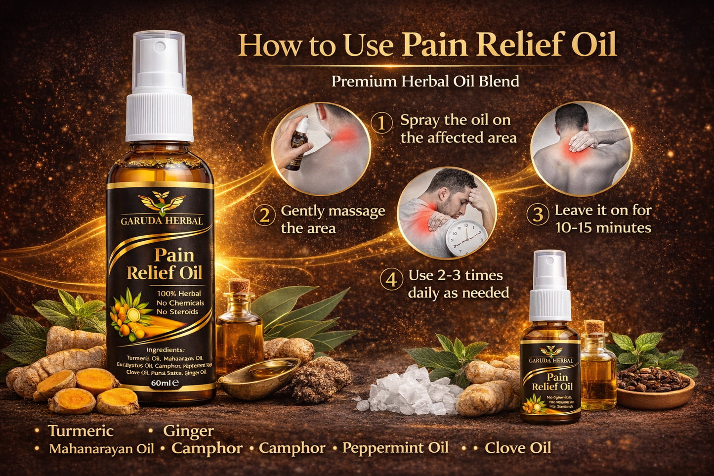 PURATHANA KALAM PAIN RELIEF OIL 100 ML
