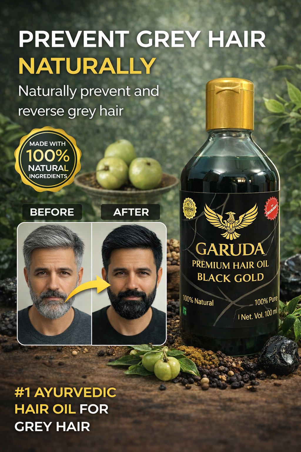 Garuda Black Gold Hair Oil 250 ML