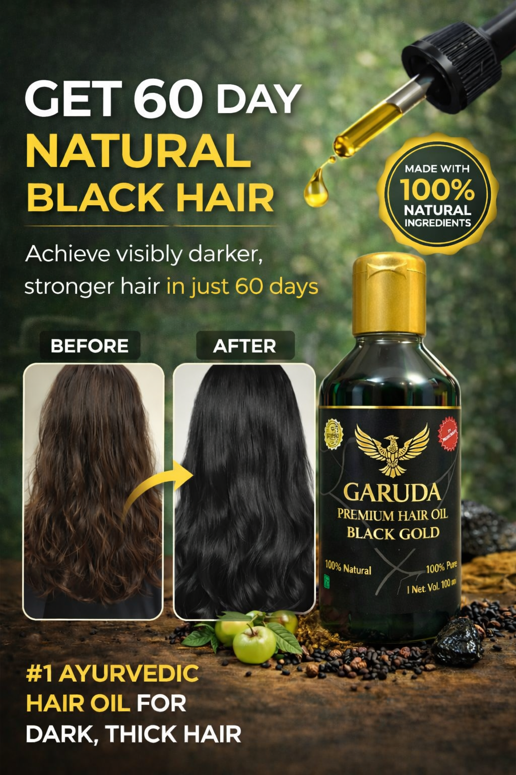 Garuda Black Gold Hair Oil 250 ML
