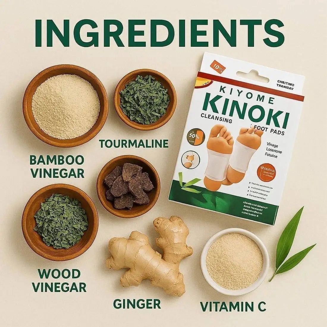 KIYOME KINOKI DETOX FOOT PADS
